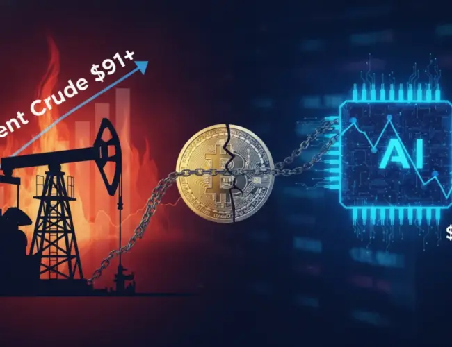 Bitcoin Slumps Under $64K: Oil Shock and AI Woes Hit Crypto