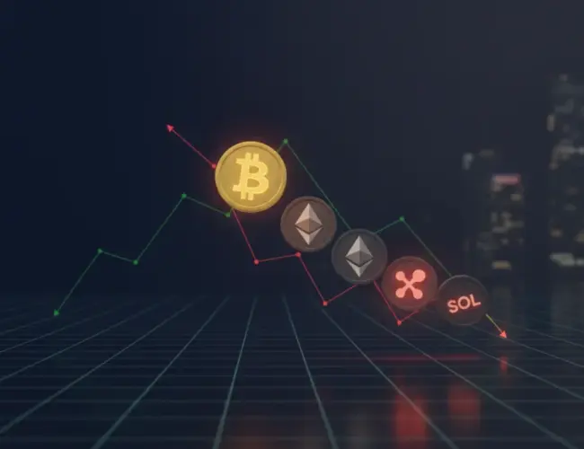 Dogecoin and Ether Slip as Tech Earnings Pressure Crypto