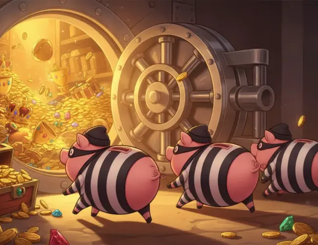 September 9 Brings a Vault-Style Pig Heist